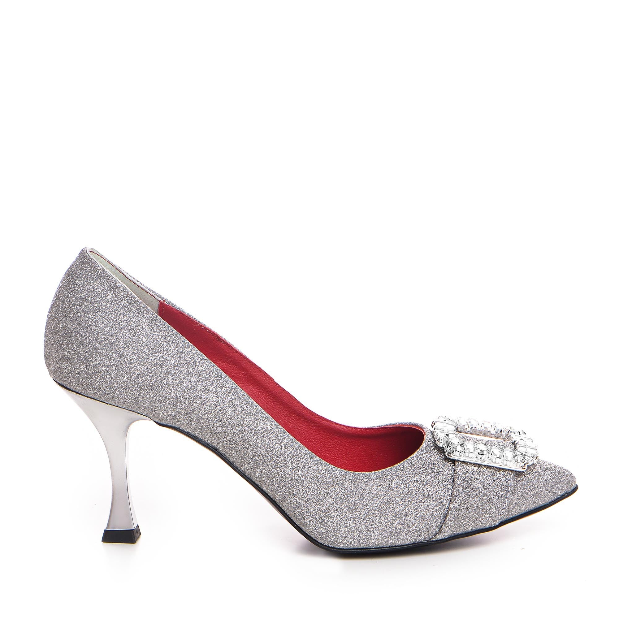 Rosie Pumps * Silver Glitter 70
