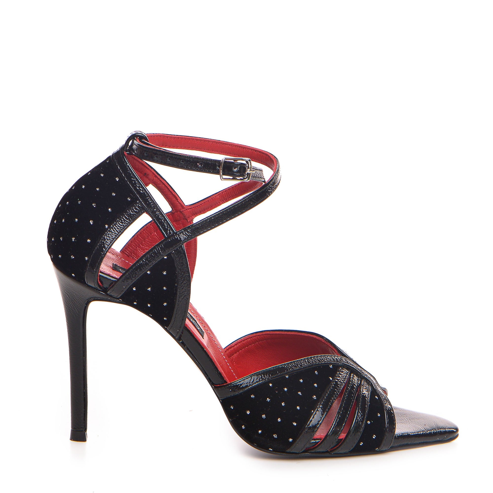 Strappy Kate Black Sandals 100
