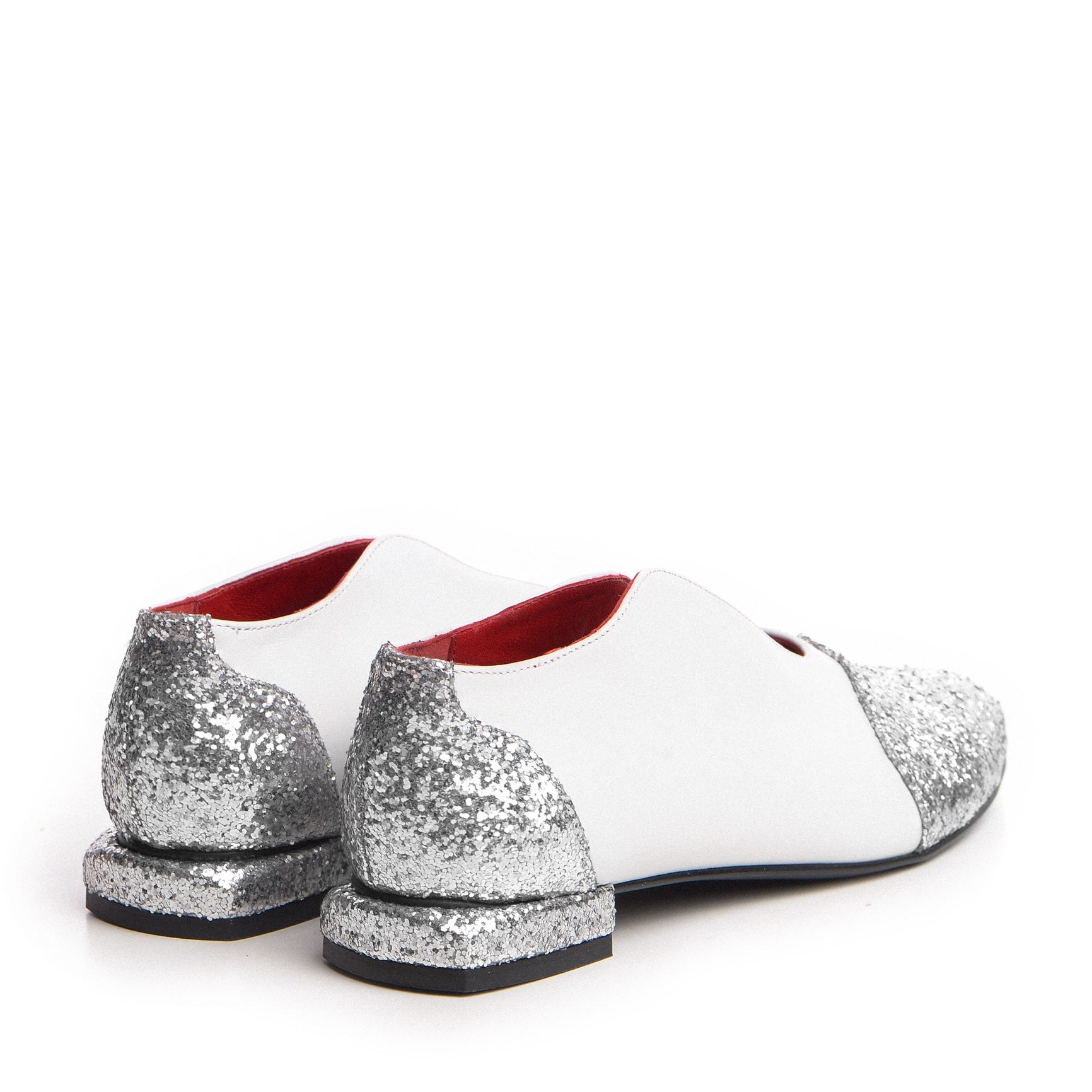 Marcy Shoes * White Glitter 15