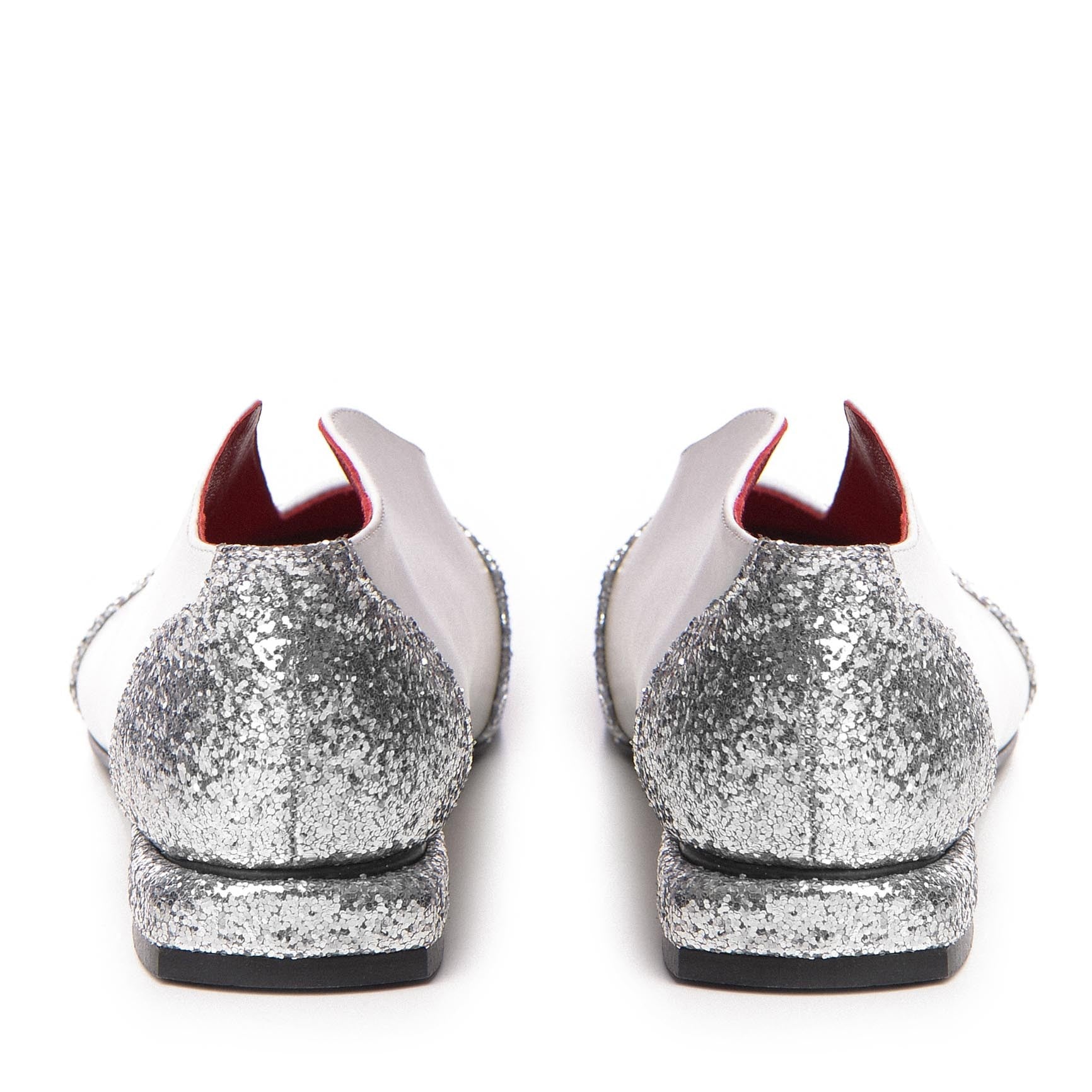 Marcy Shoes * White Glitter 15