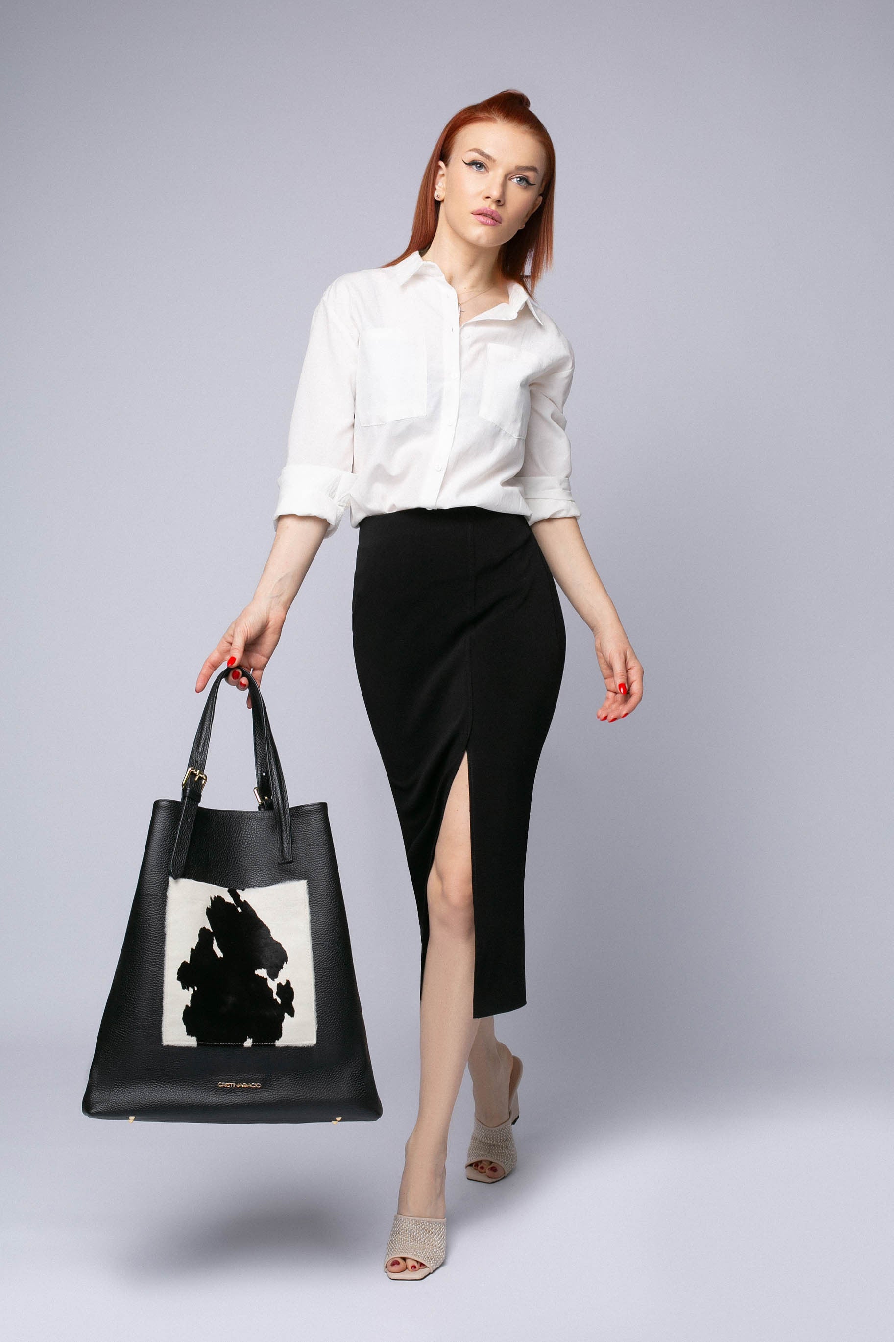 24/7 Tote * Total Eclipse Black Cow