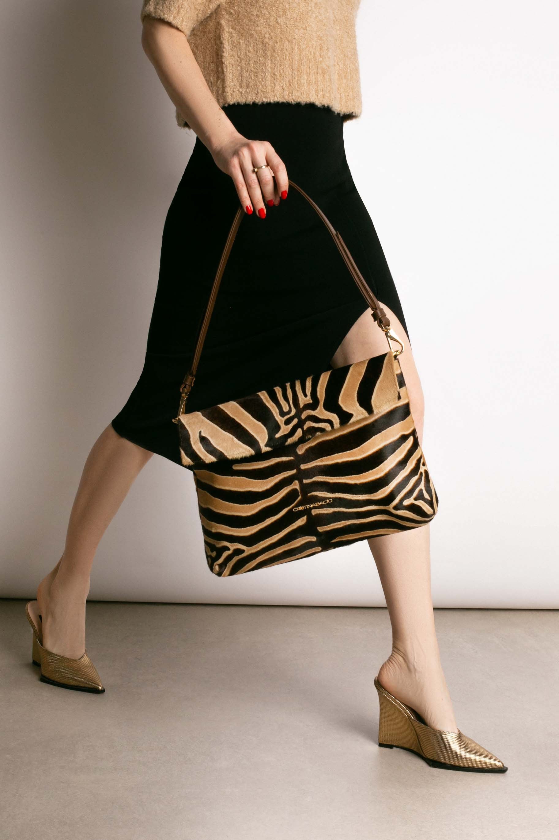 Envie Pouch * Brown Chocolate Tiger