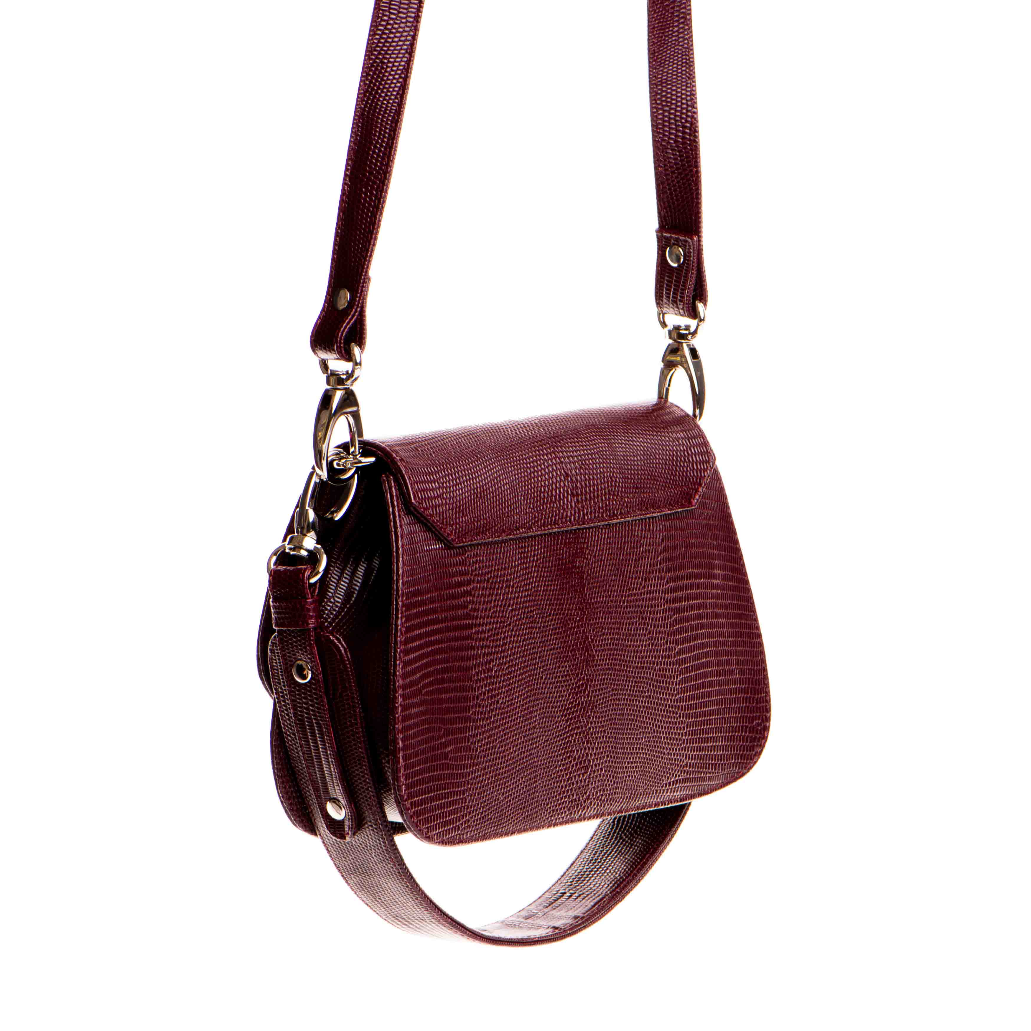 Capri * Lizard Burgundy