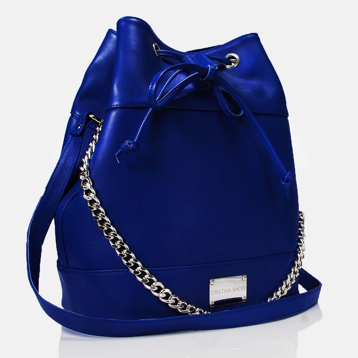 Lona Satchel * Electric Blue