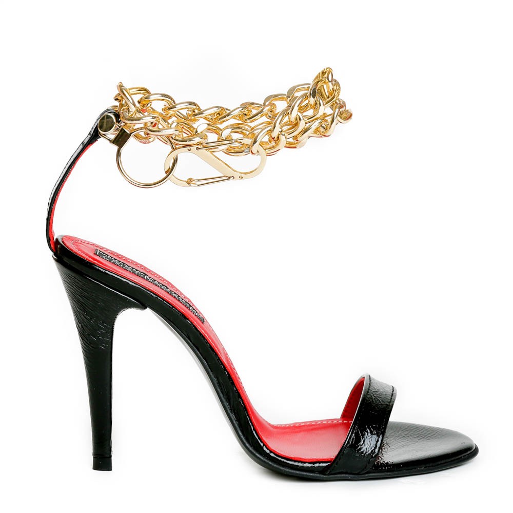 Giorgia Sandal * Total Eclipse Black 100