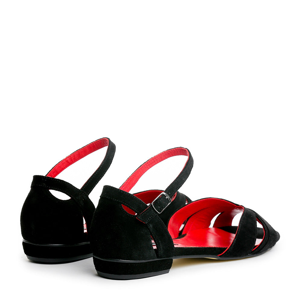 Lara Sandals * Total Eclipse Black 10