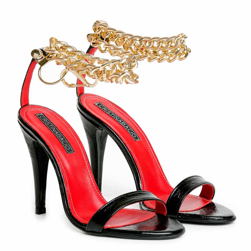 Giorgia Sandal * Total Eclipse Black 100