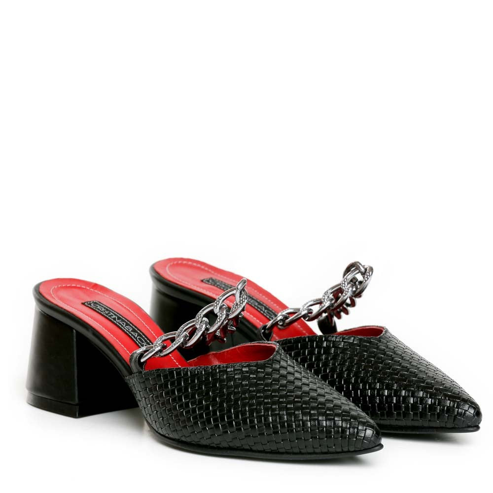Laura Mules * Braided Black 60