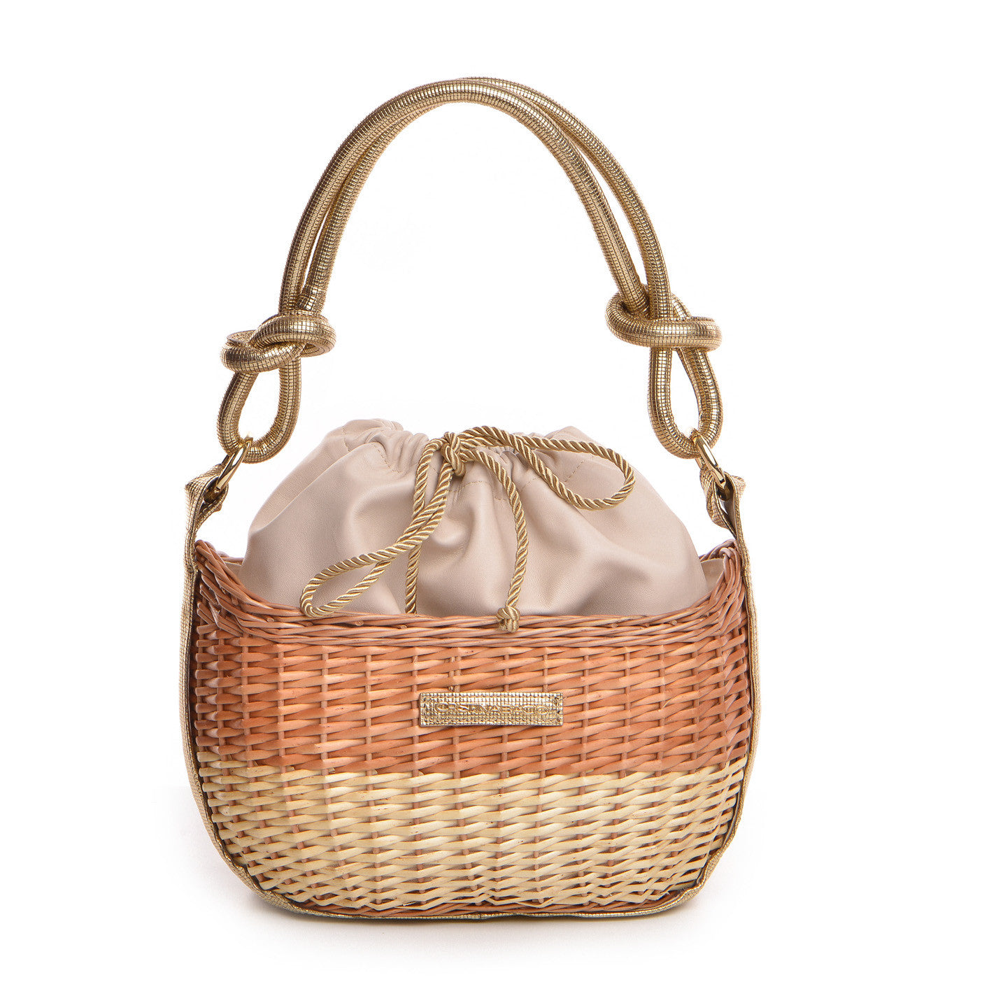 Le Panier Uno * Wicker Metalstar Gold