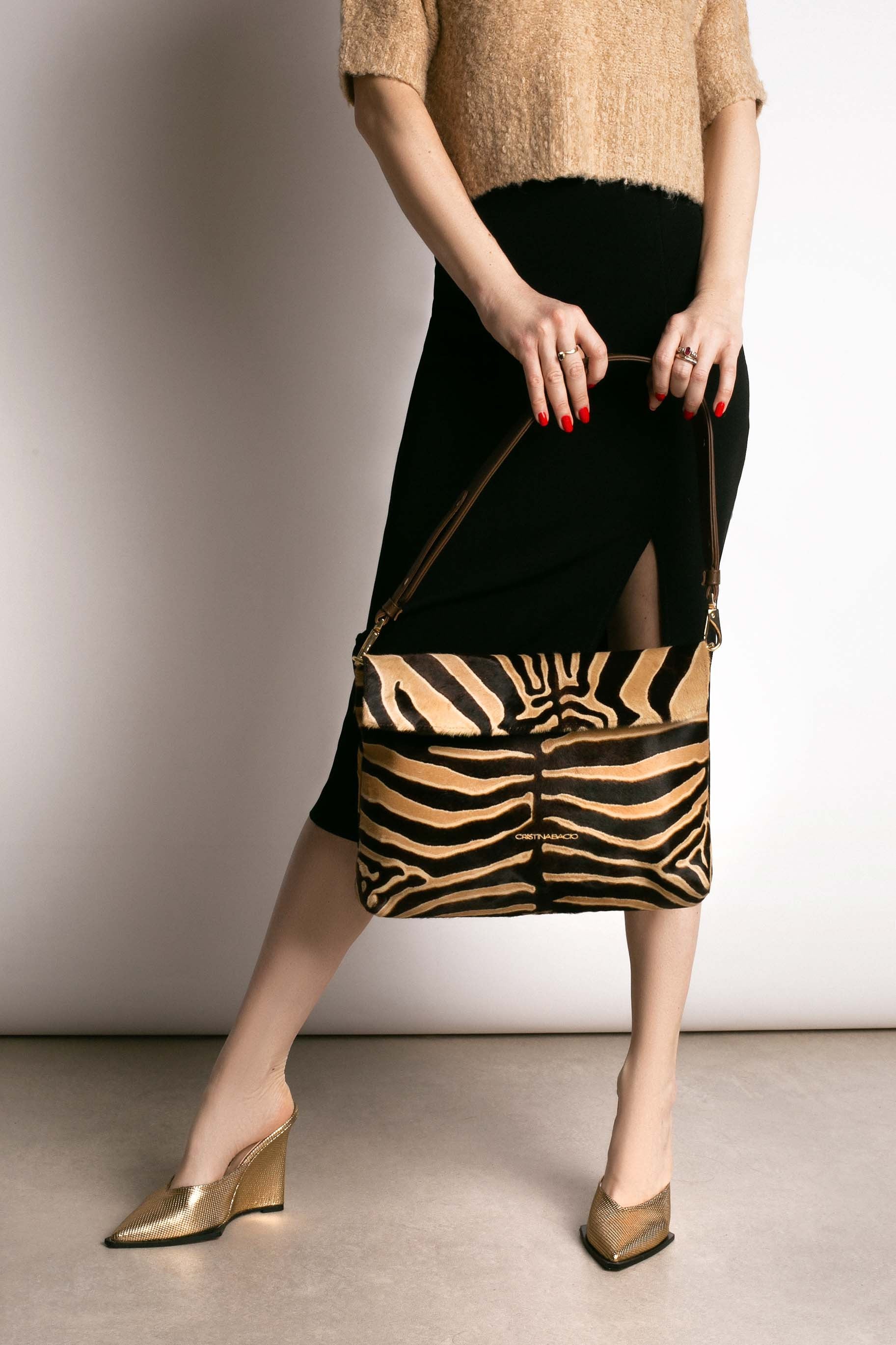 Envie Pouch * Brown Chocolate Tiger