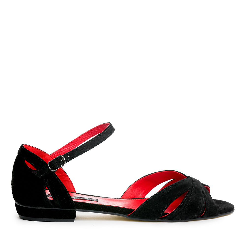 Lara Sandals * Total Eclipse Black 10
