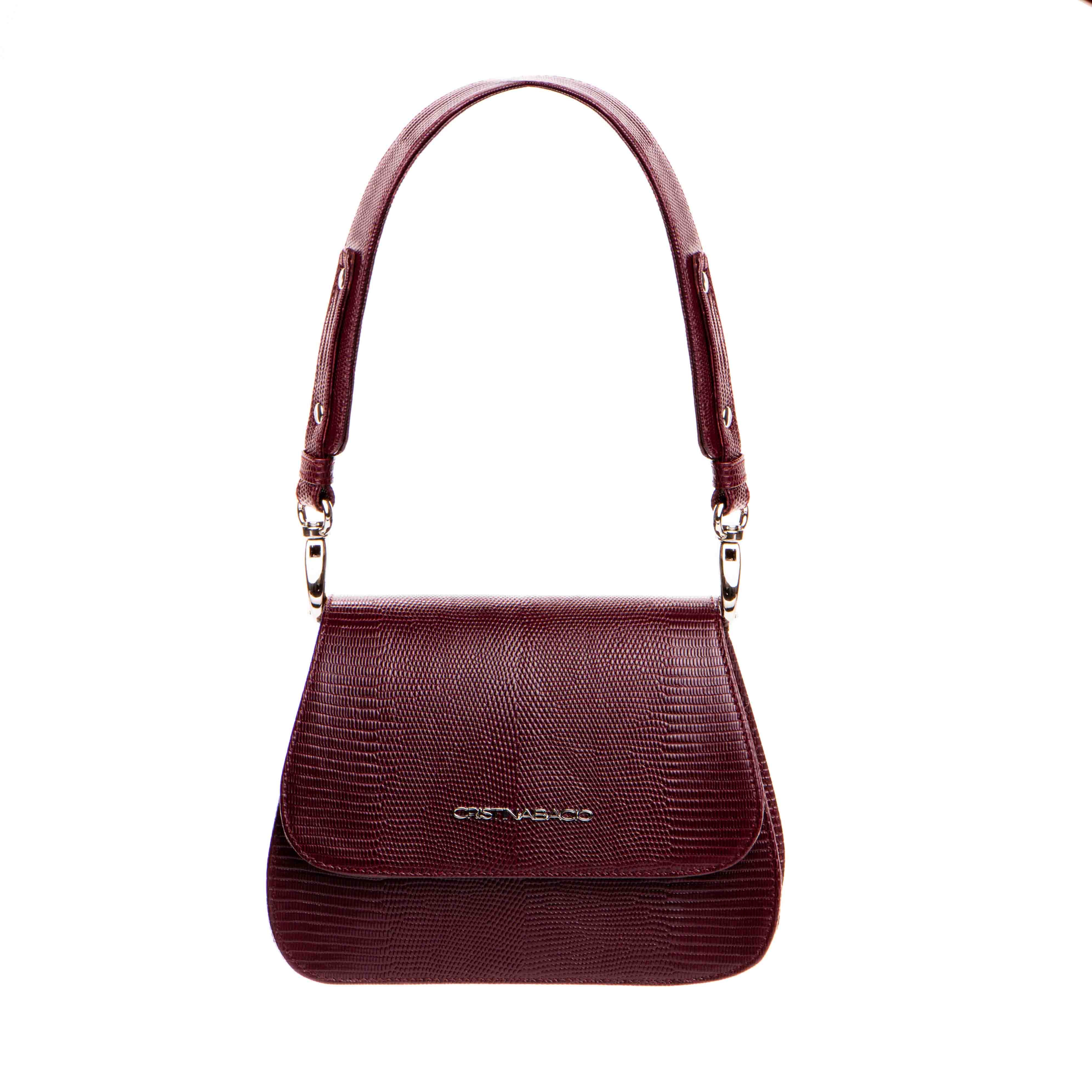 Capri * Lizard Burgundy