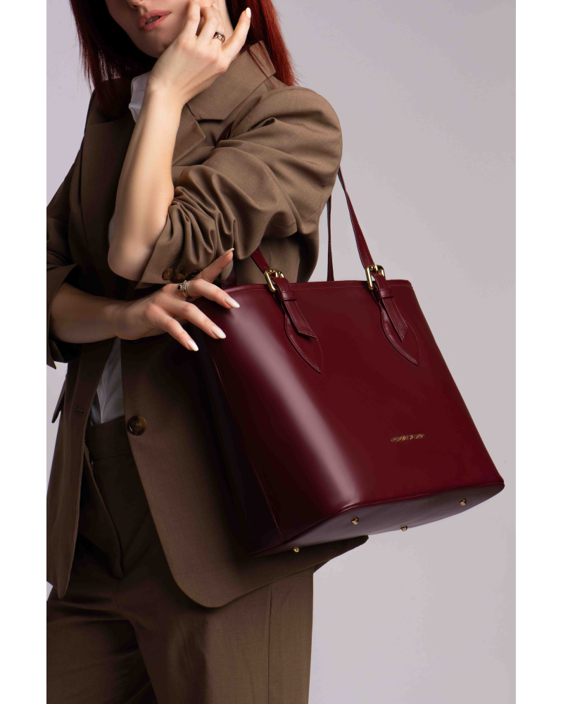 MetropoliTote * Burgundy